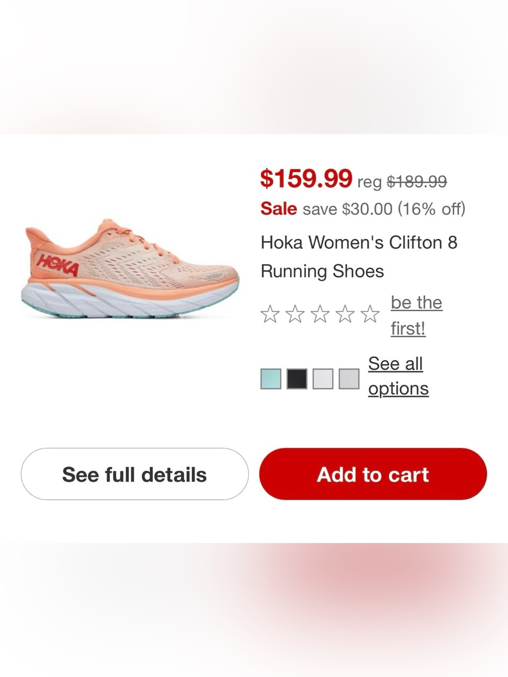 HOKA Women's Running Shoes - Cantaloupe/ Orange - Picture 4 of 4